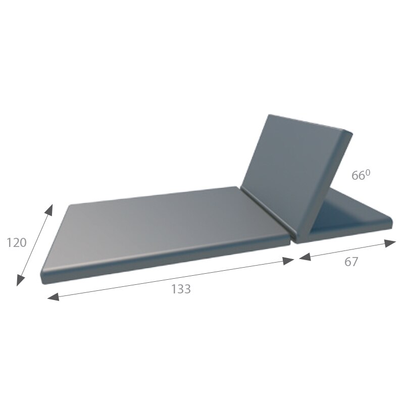 Manumed Exercise couch 2-section he