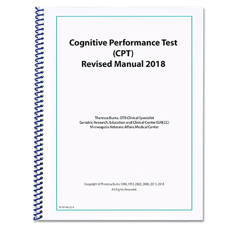 Cognitive Performance Test