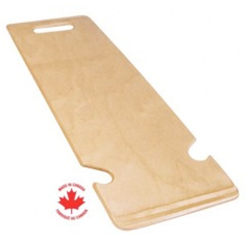 Transfer board with notches 9.5 x 28 in (24 x 71 cm)
