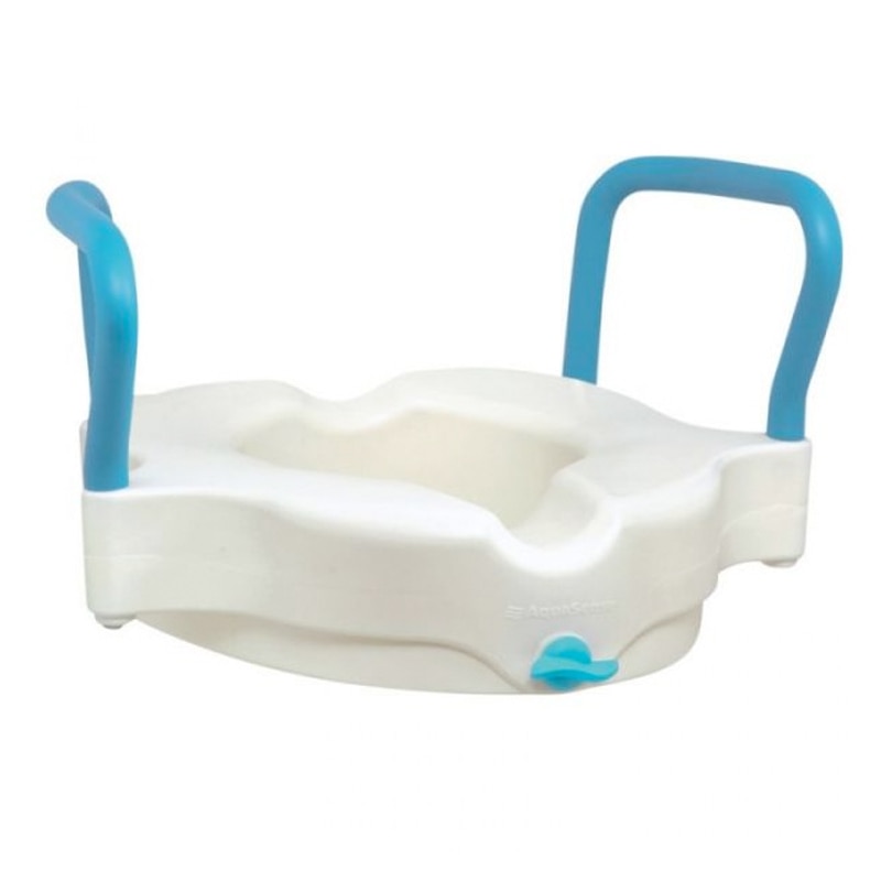 2” elev toilet seat removable arm & front lock